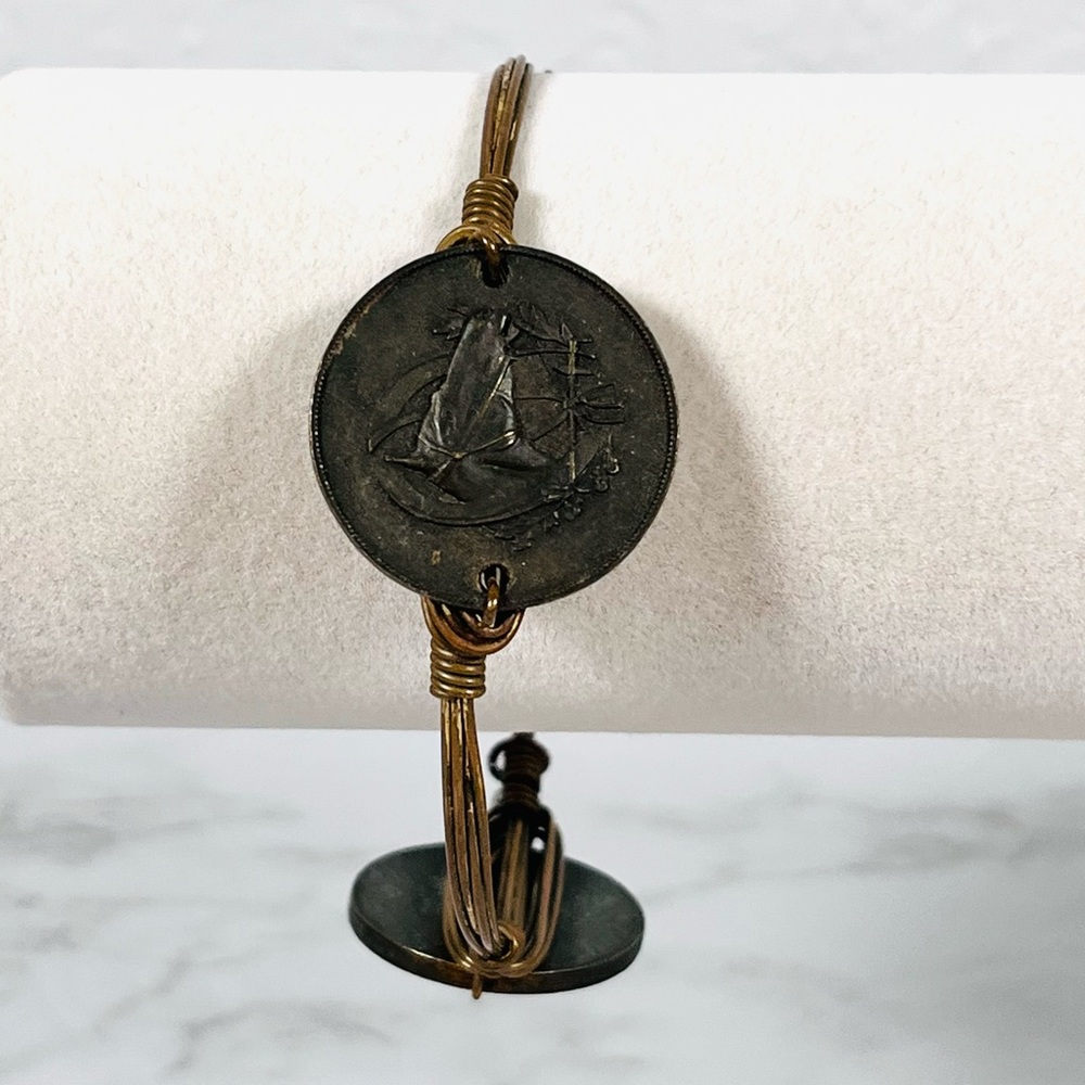 Vintage Nautical Coin Bracelet - Picture 3 of 6